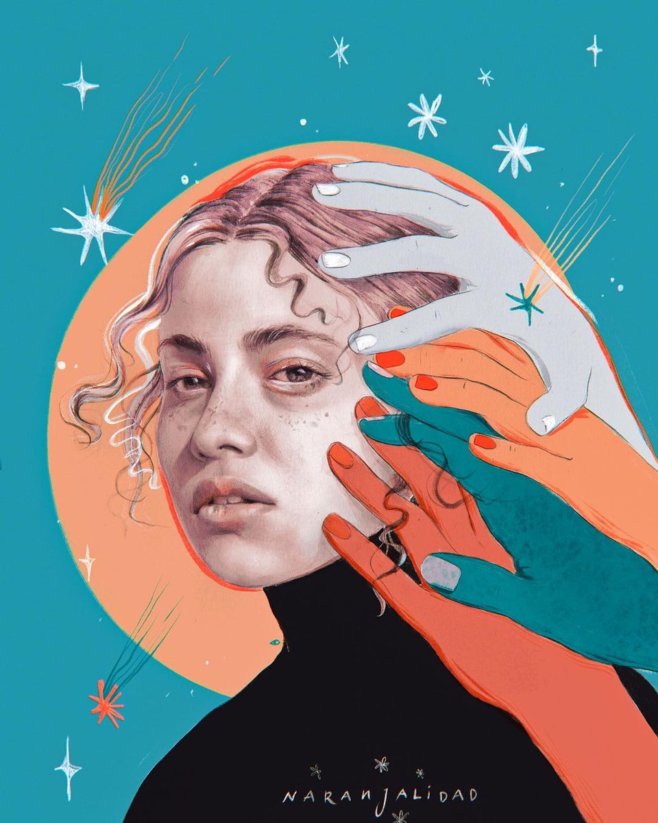 As a matter of clarity &amp; intention, I set boundaries with folks who haven't set boundaries with themselves. — instagram.com/_the_open_spac… 

artwork by instagram.com/naranjalidad