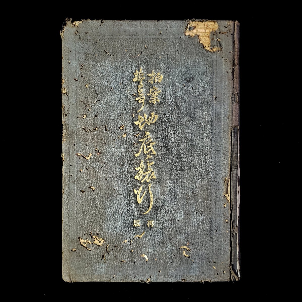 Picoroco 先日届いた本 拍案驚奇 地底旅行 明治19年 九春堂 ジュール ヴェルヌ 地底旅行 の日本初訳とされている本 さすがの重厚感で虫食いもすごいけれど勲章みたいたもの 135年前に書かれたものが現代でも普通に読める本はやっぱりすごい