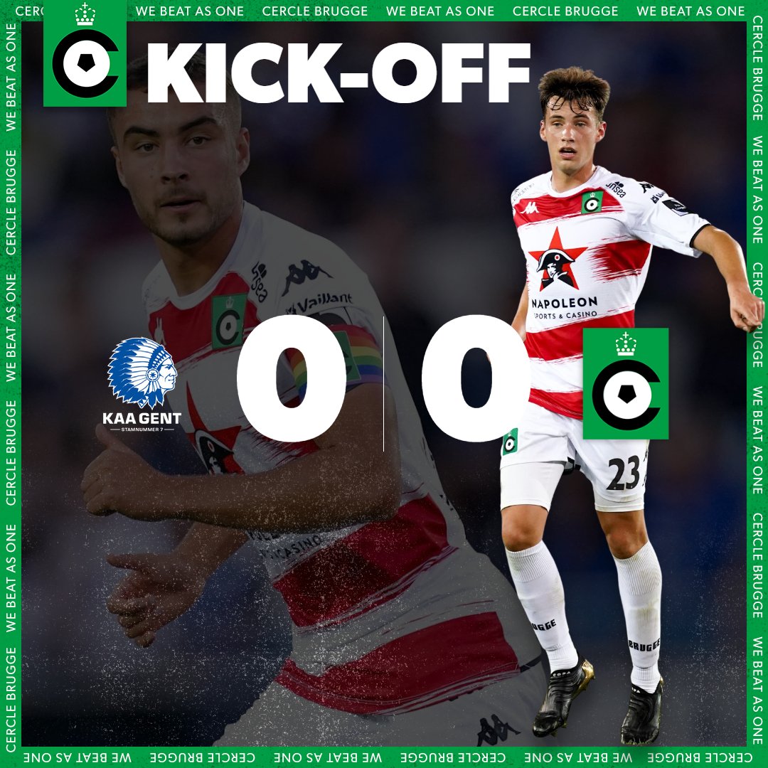 cercleofficial's tweet photo. 1' Er is zonet afgetrapt in de Ghelamco Arena. Neemt Groen-Zwart deze namiddag de 3 punten mee naar Brugge? Volg het live via https://t.co/OfpMBKcKo7! #GntCer #LeveCercle https://t.co/pErLldN0BA
