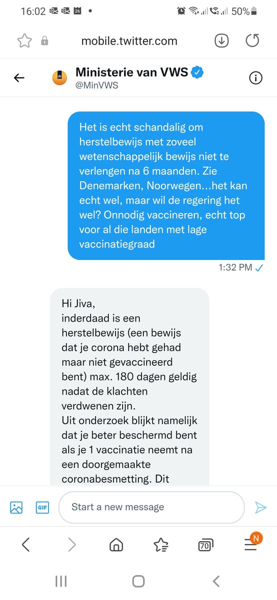 jiva_de's tweet photo. #herstelbewijs 
VWS get your act together!
Lees op zijn minst de berichten goed... zie bijlagen https://t.co/vYO0QDQOoX