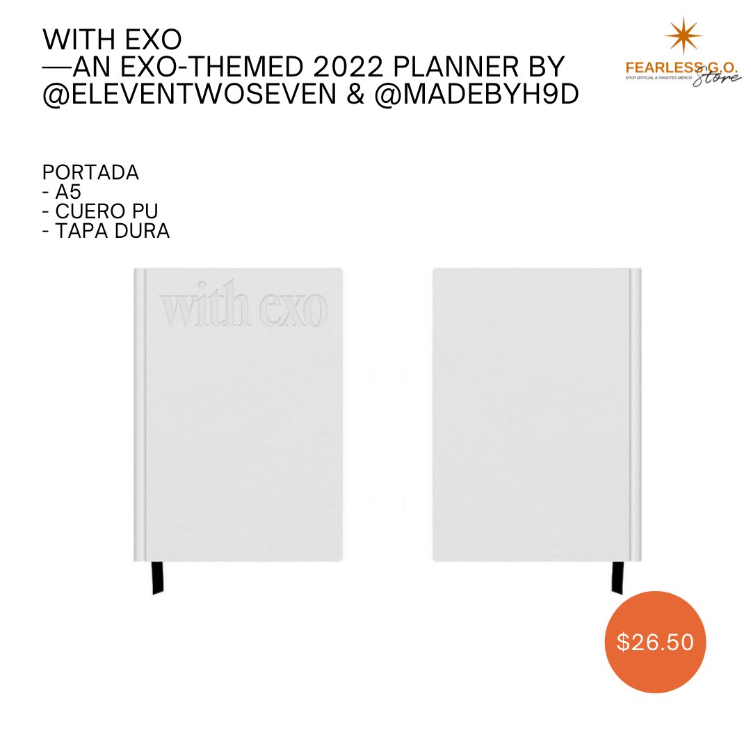 Fearlessgoec's tweet photo. [🇪🇨 #WITHEXO
—an #EXO-themed 2022 planner by @eleventwosevenpm &amp; @madebyh9d  ] 

🗓 15 de octubre 18:00
✈ Fecha estimada de envío a Ecuador: diciembre 
🇵🇭 País de origen: Filipinas 

📄 https://t.co/x6TdEcljk4

Escribe 1 WITH EXO PLANNER 2022 ELEVENTWOSEVEN MADEBYH9D https://t.co/4GN0juK6AO