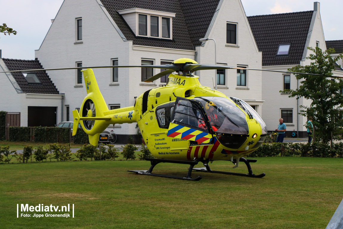 Melding traumahelikopter Texellaan Gouda