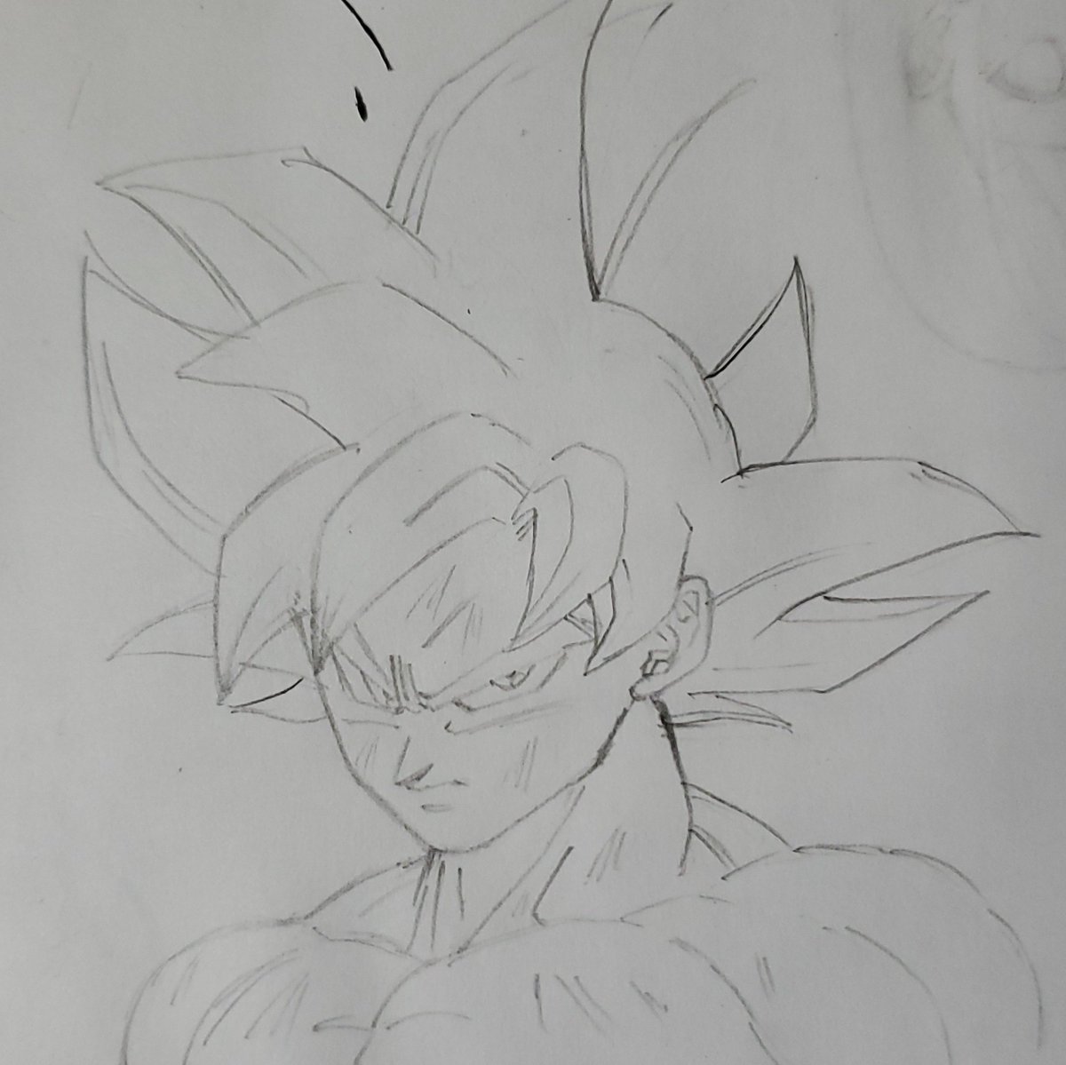 申し訳程度にドラゴンボールの落書き 