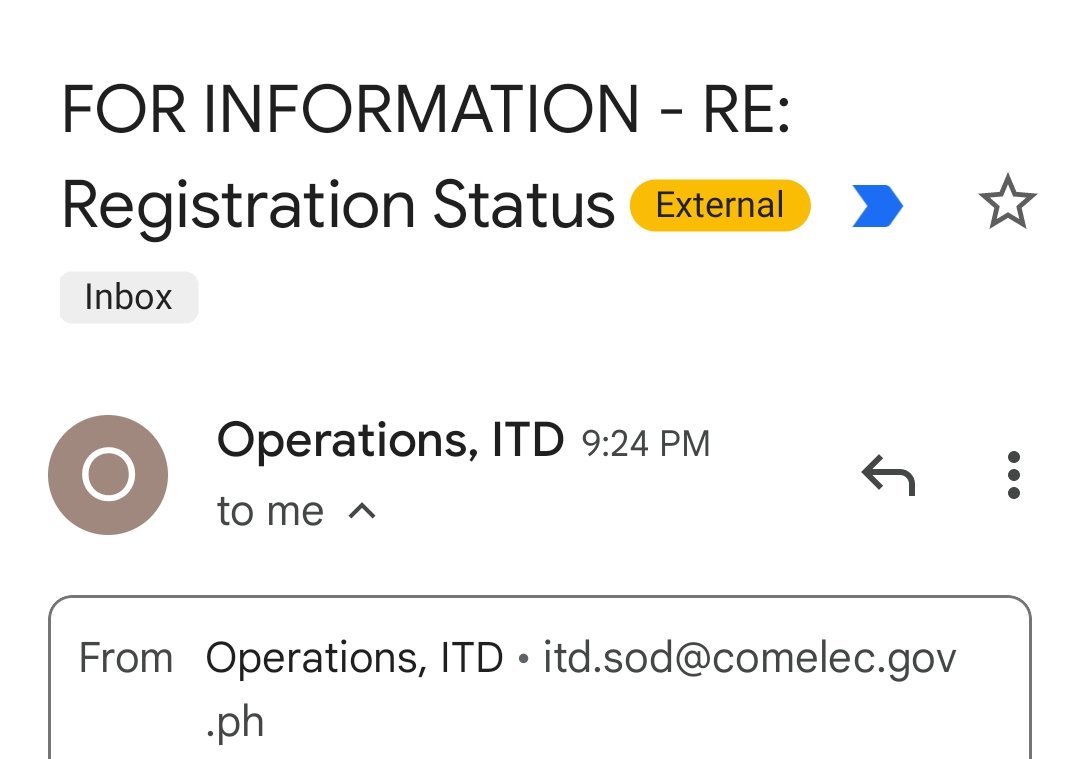 anchoresaway's tweet photo. If you wanna find out your registration status and precinct number, email COMELEC thru itd.sod@comelec.gov.ph!!!

They reply within 2-3 days! 

#ExtendTheReg #Halalan2022 https://t.co/VuKqILyk1g