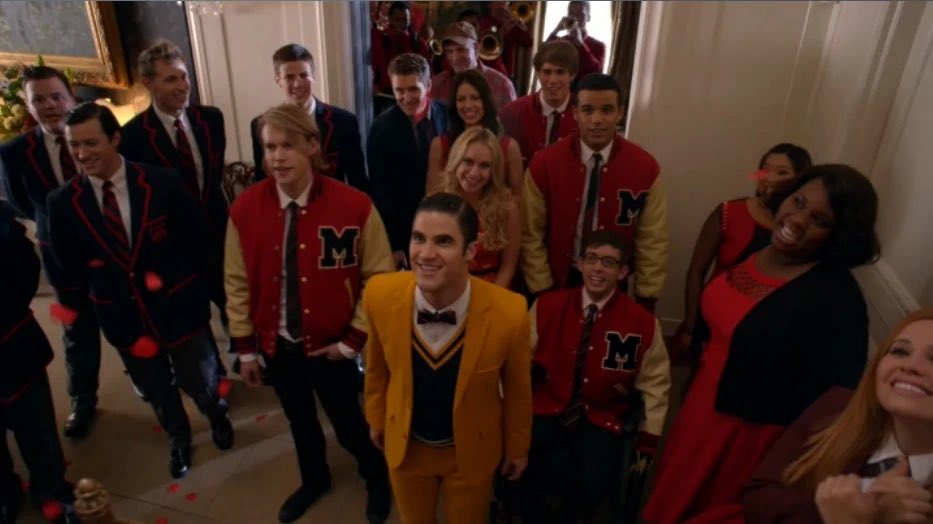 kingcoblaine's tweet photo. 8 years since my comfort episode of glee aired, and my fave two got engaged. https://t.co/IOVp6R4SsN