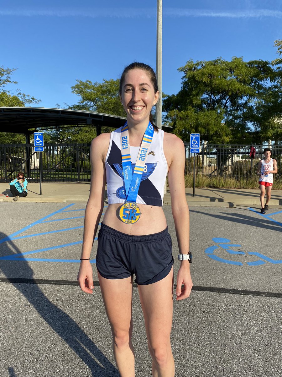StLouisBlues's tweet photo. Congrats to our top #BlueNote5k finishers, Reiss and Molly! https://t.co/UnoZVKqxqG