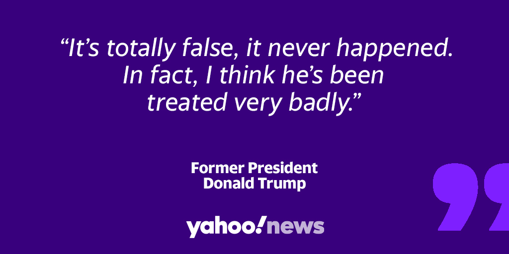 YahooNews's tweet image. In a statement to Yahoo News, former President Donald Trump denied that he ever considered having WikiLeaks Founder Julian Assange assassinated yhoo.it/3kFu18Y