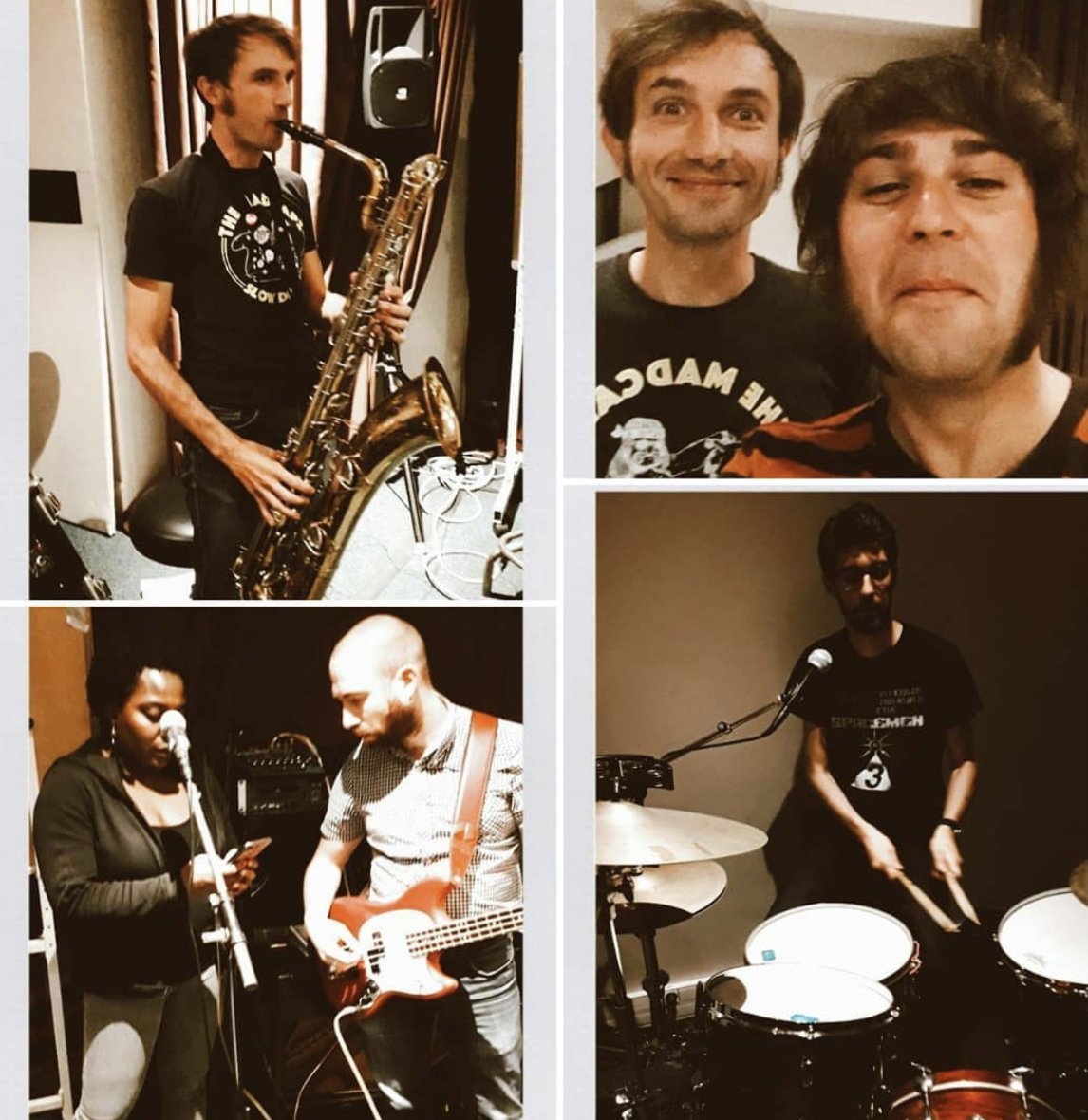 Répétition, septembre 2021. Nous sommes très bientôt de retour sur scène, on vous tient au jus ! 🔥