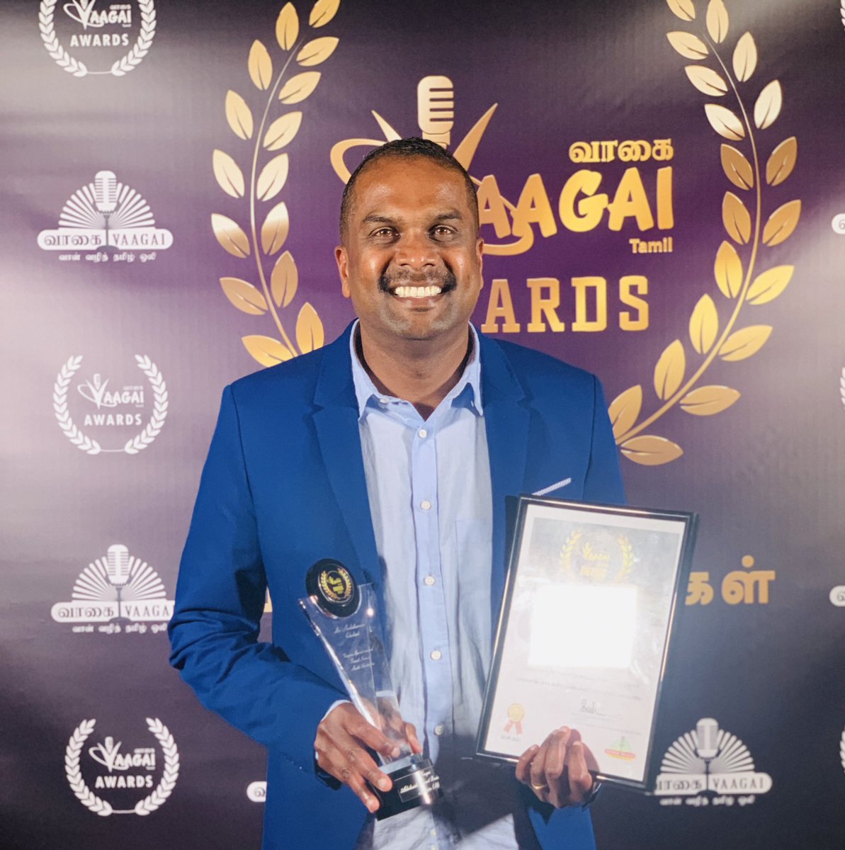 A huge thanks to the Tamil community in South Australia for nominating me in Vaagai Awards- Tamil Icon of South Australia. It is a great honour to receive this award. Wishing all the best to Vaagai Radio and many more success.
@vaagaifm @gajabysashiadl @gajaexpress @sashissecret