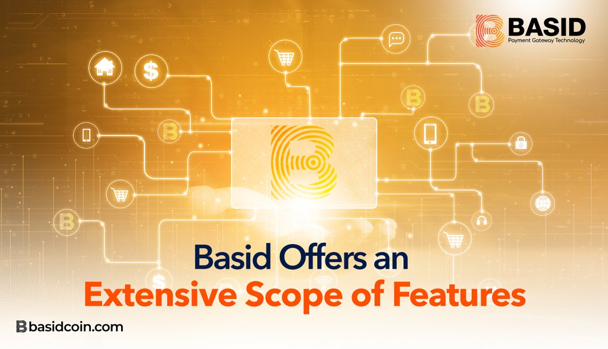 Basid provides solutions for easy crypto 💵 payment for users with loads of simplified features. Basid offers its services at low-cost fees and ease-of -integration for merchants and sellers.

#BASID #BASIDCoin #PaymentGateway #BASIDCommunity #FinTech #BlockChain