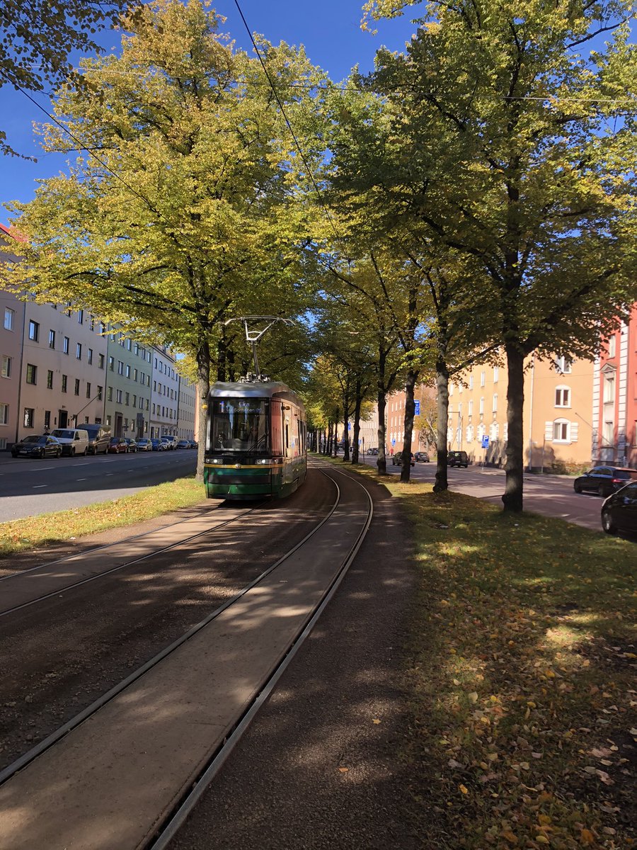 RT @robertburns73: Kissing tree canopy over tram lines in Helsinki. https://t.co/zahlSNllvt