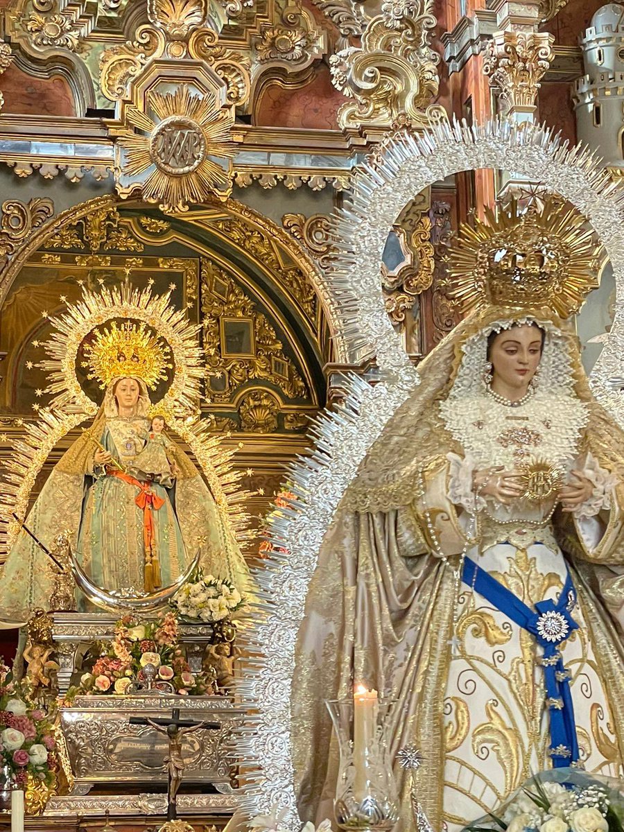 Ntra. Sra de la Aurora de Ronda, es la primera imagen que vuelve al culto externo en nuestra Ciudad desde que comenzó la pandemia, dirigiéndose al Santuario de la Paz para rendir pleitesía a la Patrona de Ronda. #HHyCCRonda #Ronda