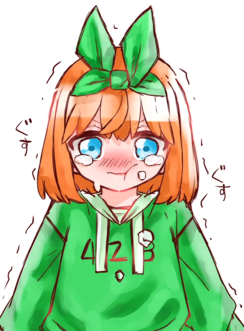 うえすぎさんなんかだいきらい!!

#五等分の花嫁 
#中野四葉 