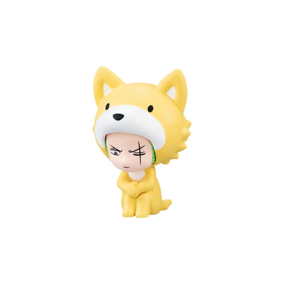 dailyopbot's tweet image. One Piece ☆ Zoro & Law - Inu Mascot (Bandai)
