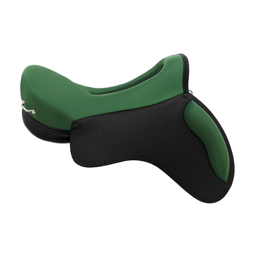 SetziSaddles's tweet photo. Mezzo Reale A's curved cut flaps and knee rolls maintain the position of the rider’s leg firmly and facilitates balance and more movement.  
Visit https://t.co/6jCu4WiGKw for more information. https://t.co/A9iDGExY0L