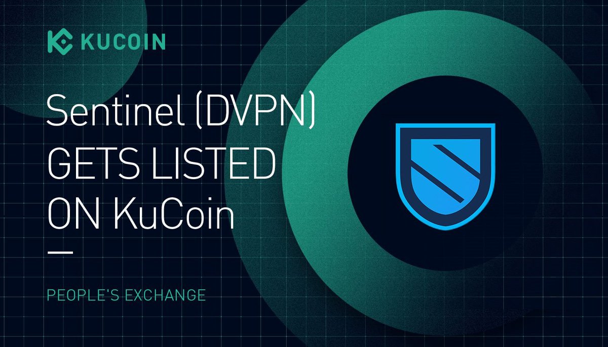 kucoincom's tweet photo. 📢 NEW LISTING

@Sentinel_co $DVPN Gets Listed on #KuCoin!

🔹Pair: DVPN/USDT
🔹Deposit: now open (network: DVPN)
🔹Trading: 10:00 am on Sep 27, 2021 (UTC)
🔹Withdrawal: 10:00 am on Sep 28, 2021 (UTC)

Details: https://t.co/hBaoSbj5rT

#Cosmos https://t.co/QM3L0AMeds