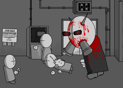 LargeOTD's tweet photo. Today's large character of the day is Mag Agent: Torture from Madness Combat !

Requested by @CheeseyMcGeesey https://t.co/NWdF3ywpsh