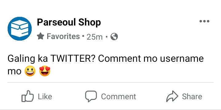 parseoul_shop's tweet photo. 2 Winners | SURPRISE DM 🙀

- like this
-must comment your username in our facebook page

rt when done

missed one rule, invalid entry
more chances na to, kaya must follow rules https://t.co/ikAHGdW5ZA