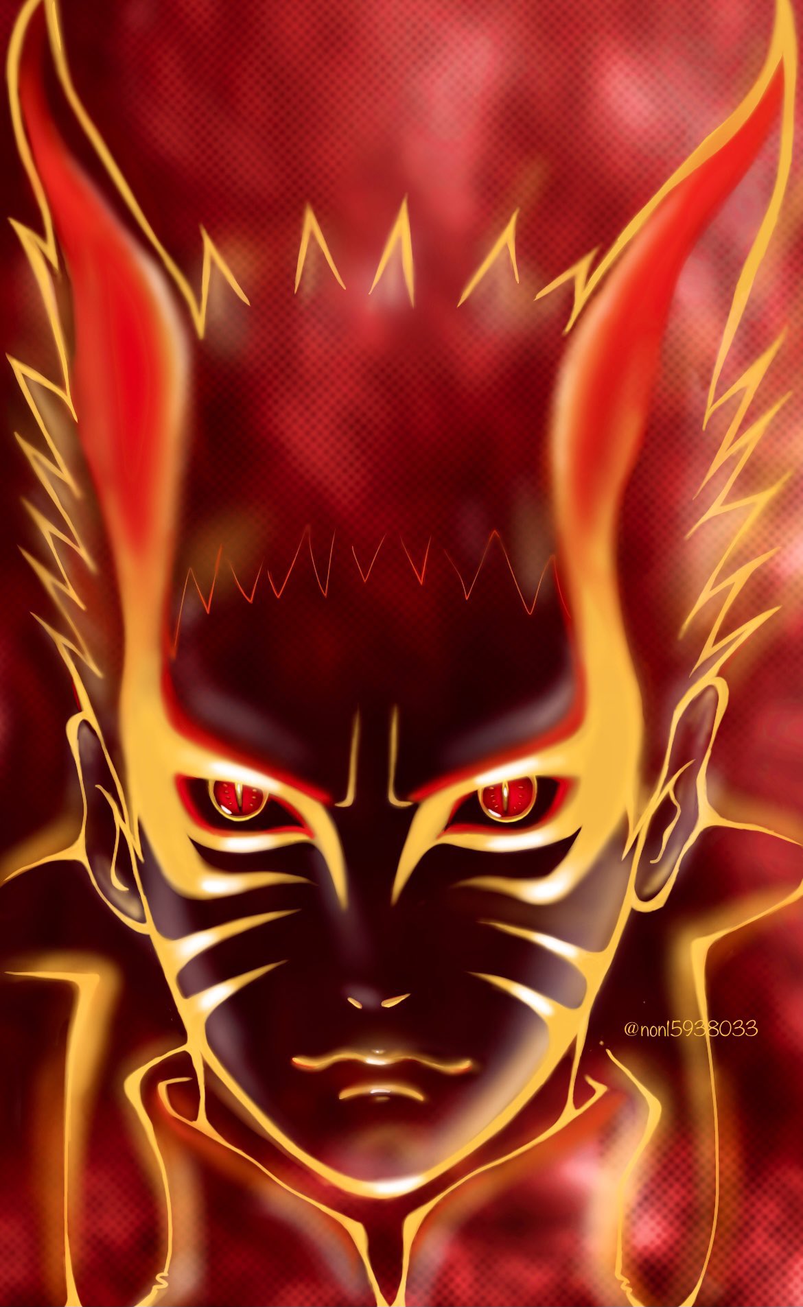 Twitter 上的 Non バリオンモードのナルトを見て色々たまらなくなってtv見ながら描いてみました イヤ 色々違う 手癖と妄想で模写になってない バリオンナルトカッコイイけど代償が T Co Nuz7ji7jlu Twitter