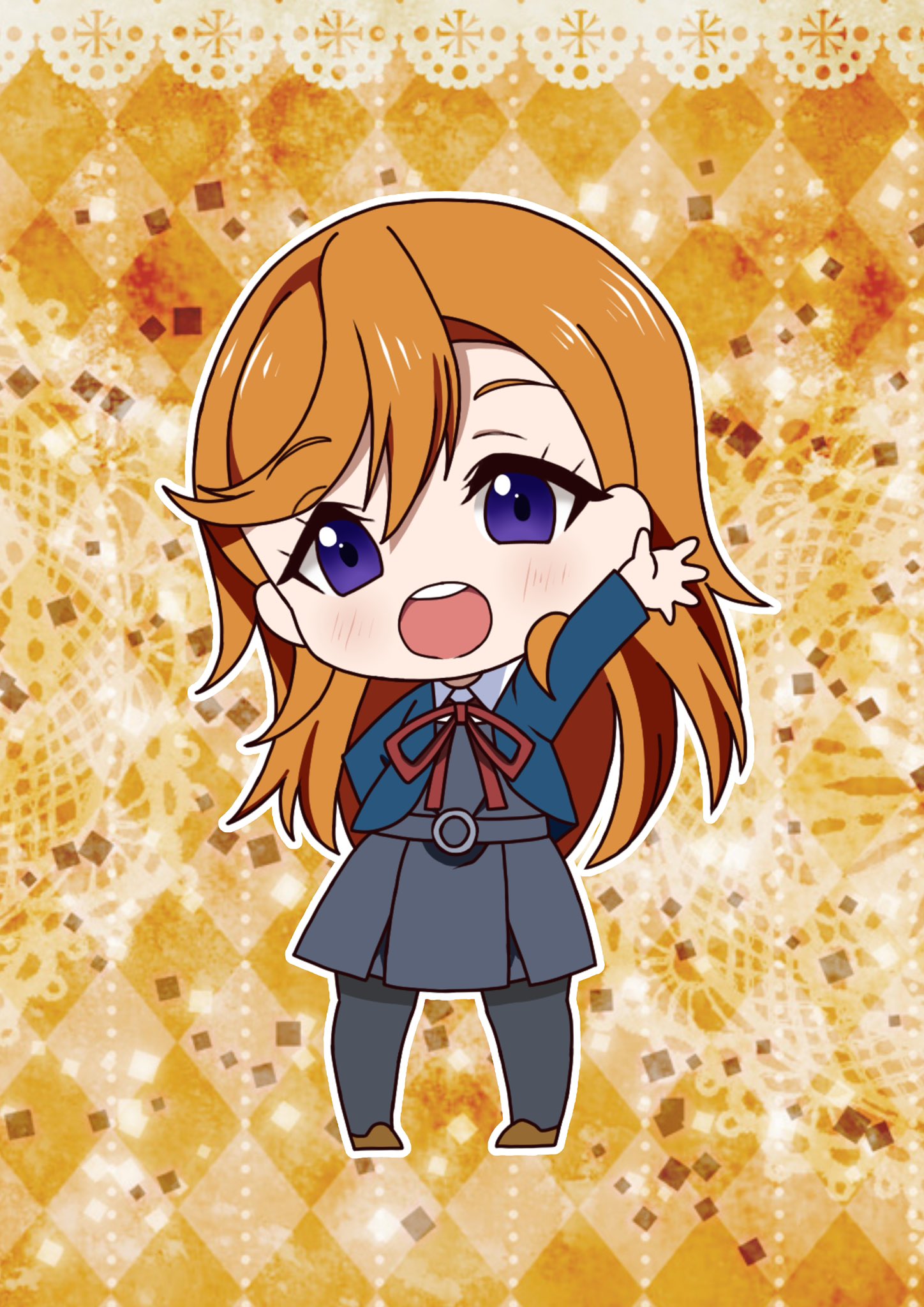 紫陽花 ちびキャラかのんちゃん Liella Lovelive ラブライブスーパースター 澁谷かのん T Co Mew4dnidnp Twitter