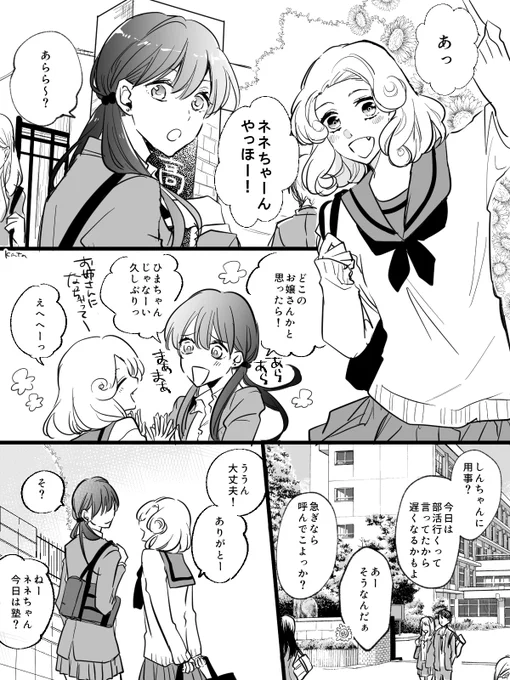 兄の幼馴染に片恋する中学生ひまの話
【ひまネネ】
*くれしん百合 