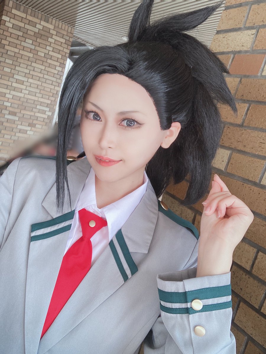 ⚠️コスプレ注意 2日目はヒロアカの八百万百ちゃんでした✨ ウィッグ