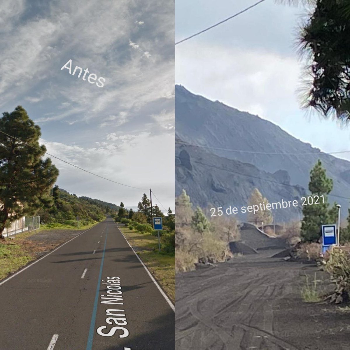 jesusdelacruzol's tweet photo. El cambio de terreno y geografía de #LaPalma por el #volcanCumbreVieja #VolcandeLaPalma https://t.co/LoWQqrZErj