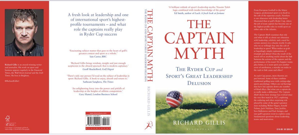 UnffclPrtnr's tweet photo. The stories that will forever define the captaincy of Padraig Harrington are falling in to place.
This thread is about what I learnt about the mistakes we make when talking about leadership and strategy from writing #CaptainMyth
⬇️⬇️⬇️ https://t.co/iDJGrmWkQ9