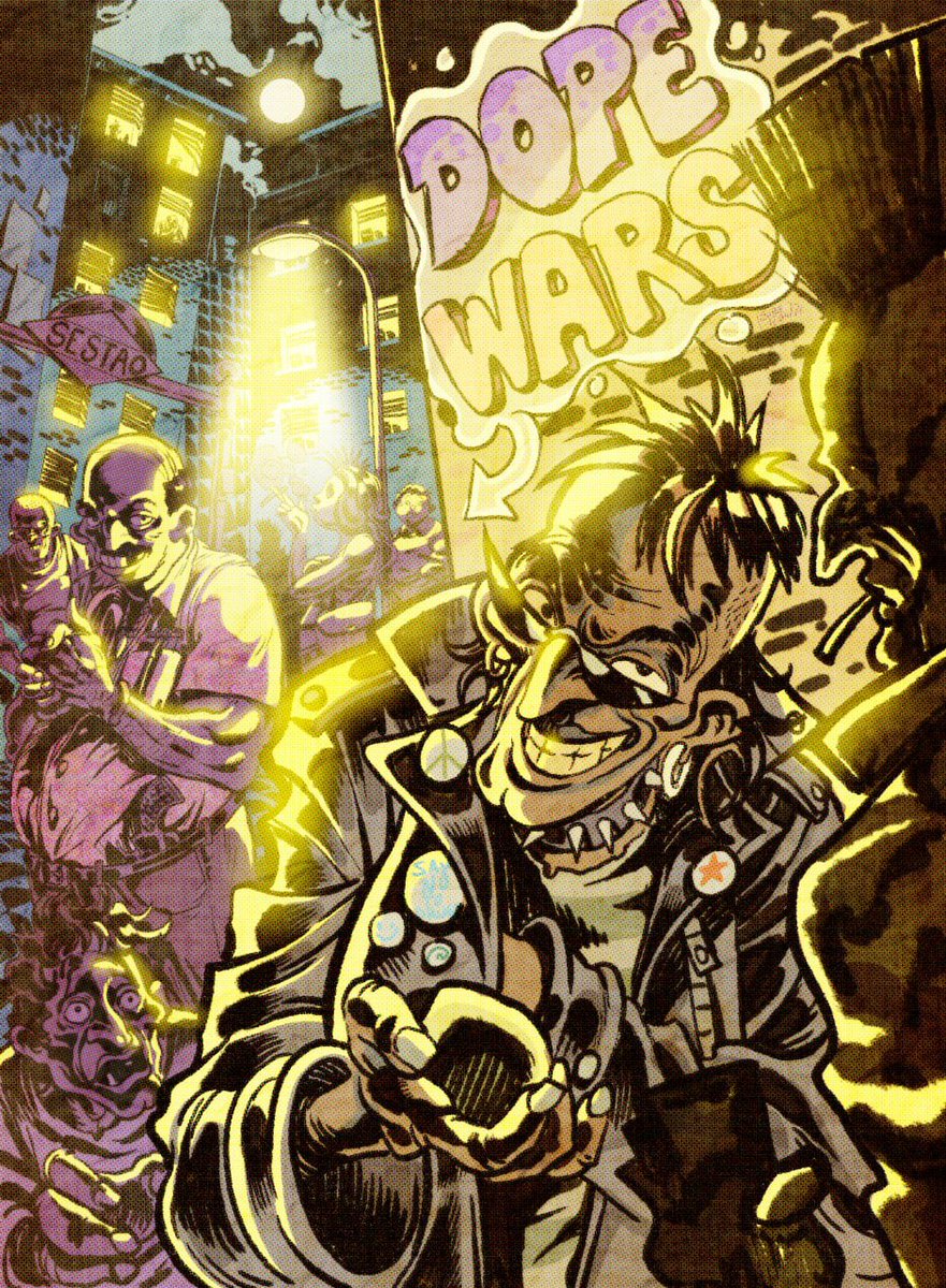 BaldasDeAntxiko's tweet photo. Os presento el Dope Wars para MSX, con portada de @Sirelion y musica de Juanolas. https://t.co/vKxF3z8Yei