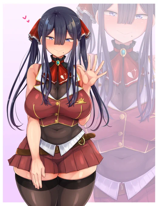 マリン船長コスの黒沼ほのかちゃん 