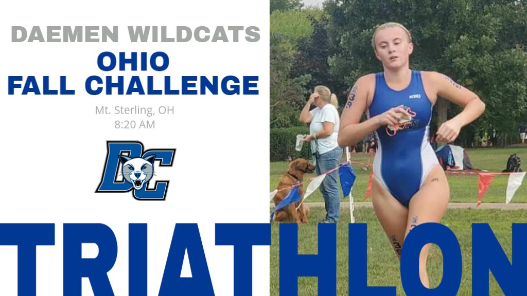 DaemenAthletics's tweet photo. Good luck to @DaemenTriathlon in their second meet of the season today! https://t.co/V80qqwOGrq