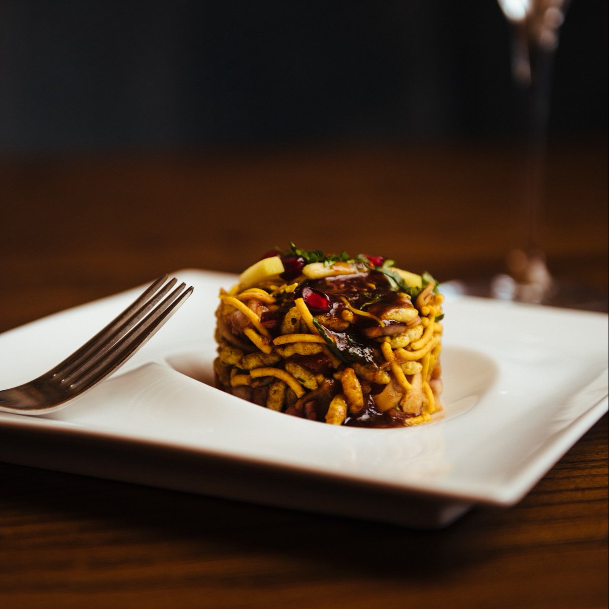 Prashad_veggie's tweet photo. Sunday challenge: can you name this dish off our tasting menu? 🤓

_________ - including crisp rice and tamarind.

We'll let you know if you're correct in the replies 🏆.

#Prashad https://t.co/yS1WEgBW3f