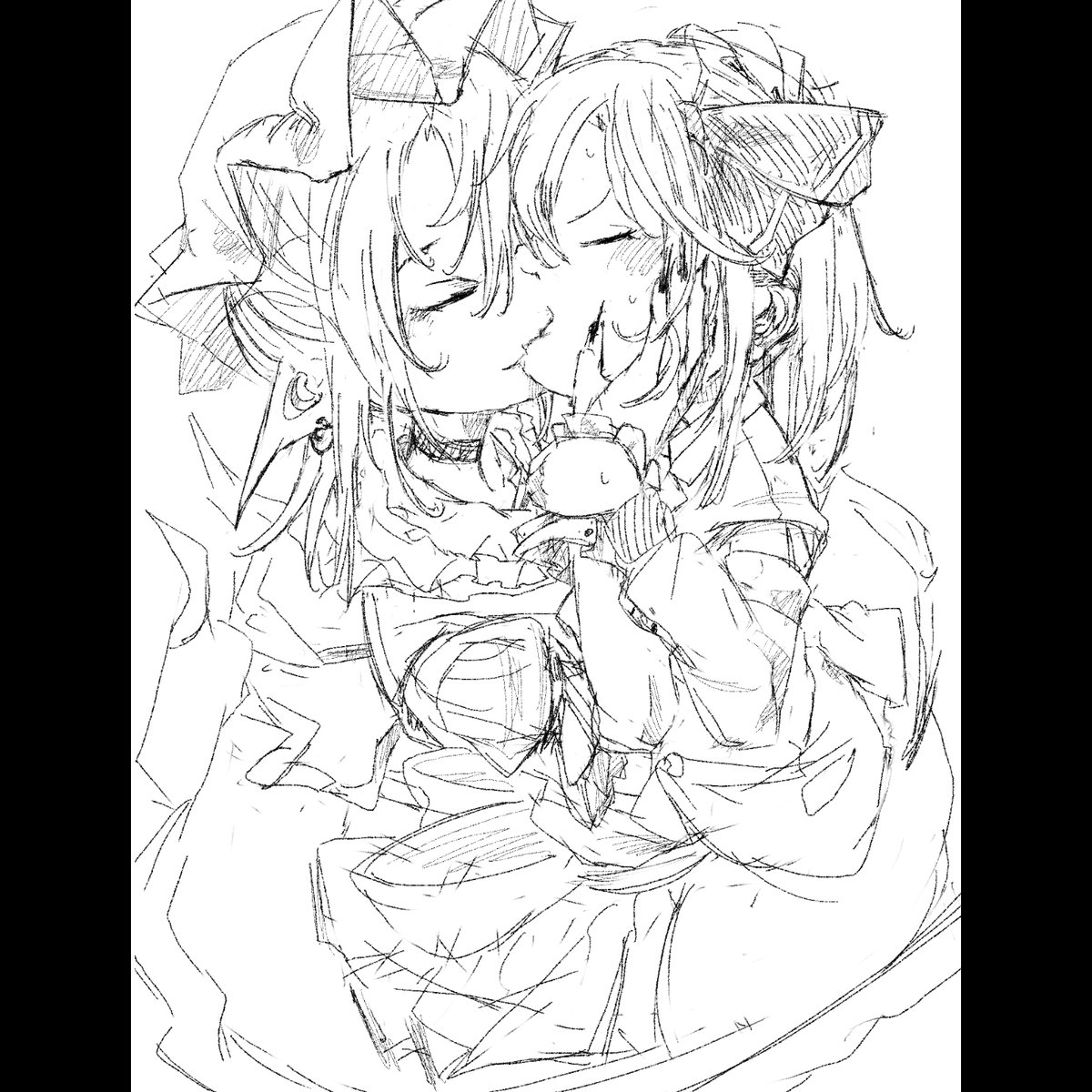 Frandle:
I need to talk to you.

Rumia:
You cheated!!!!!! 