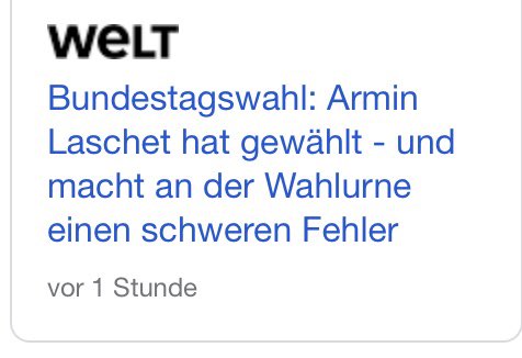 Dzienus's tweet photo. Ja er hat die CDU gewählt. https://t.co/lkVpXgV4oL
