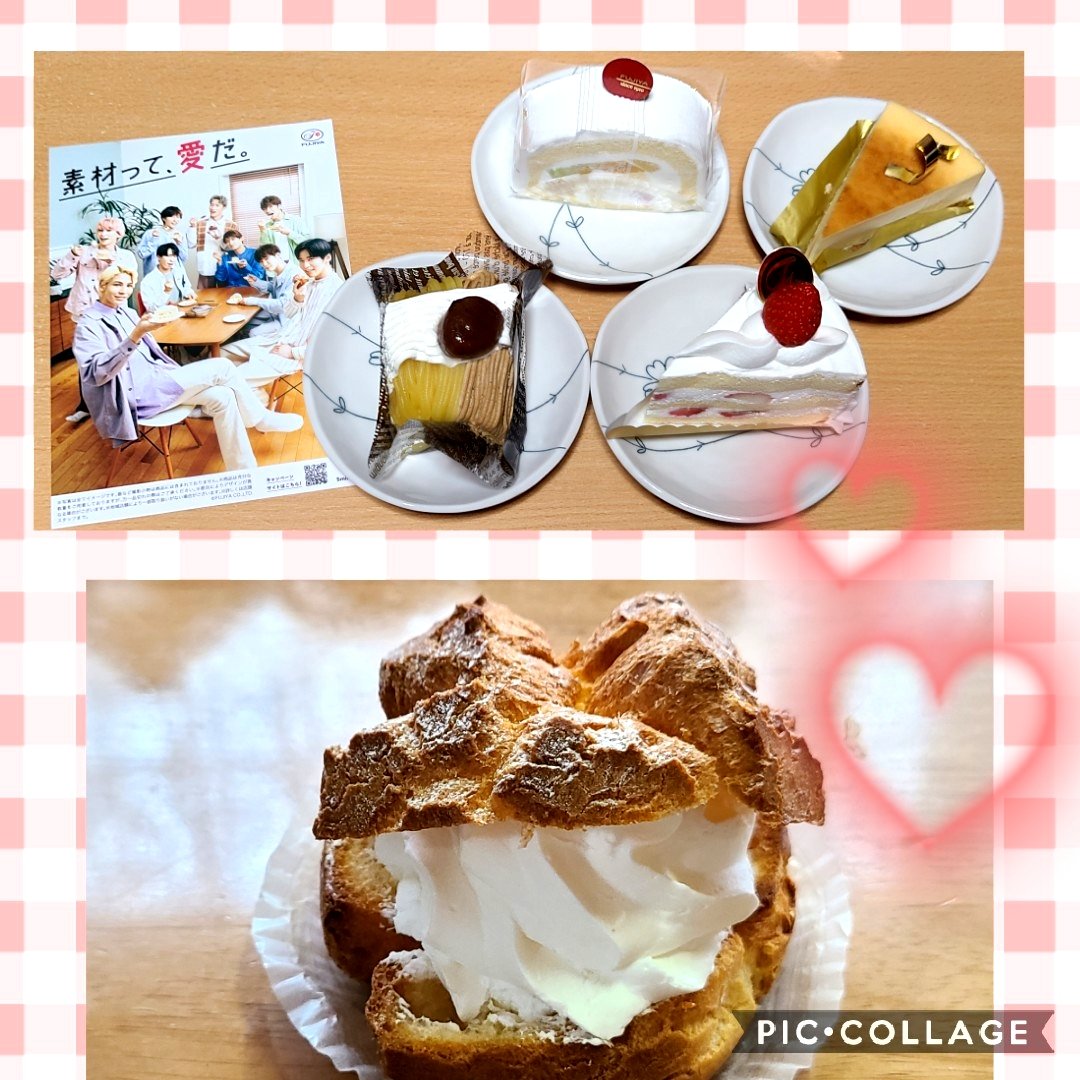 mippo_dmm's tweet photo. 昨日はコージープリンセスがなかったのでミルショートというのを食べてみました🍰
今日は実家で不二家のプレミアムショートケーキと窯焼きダブルシュークリーム❤
普段はあまり食べないけど
生地が固めで、クリームがいっぱい入って
豪華なシュークリームで
これは絶対リピートしたいです✨✨✨✨✨ https://t.co/1iVg4rNFvU