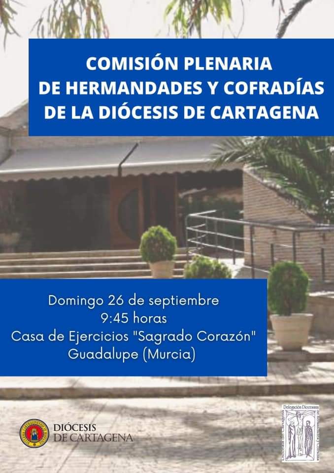 Hoy estamos presentes en la Comisión plenaria de Hermandades y Cofradías de la <a href="/DiocDeCartagena/">Diócesis de Cartagena</a> en la que participa nuestro Obispo, Don José Manuel. <a href="/ObispoCartagena/">Obispo de Cartagena</a>

Seguimos trabajando por y para nuestra Semana Santa.

#SomosBlancos #SomosSemanaSanta