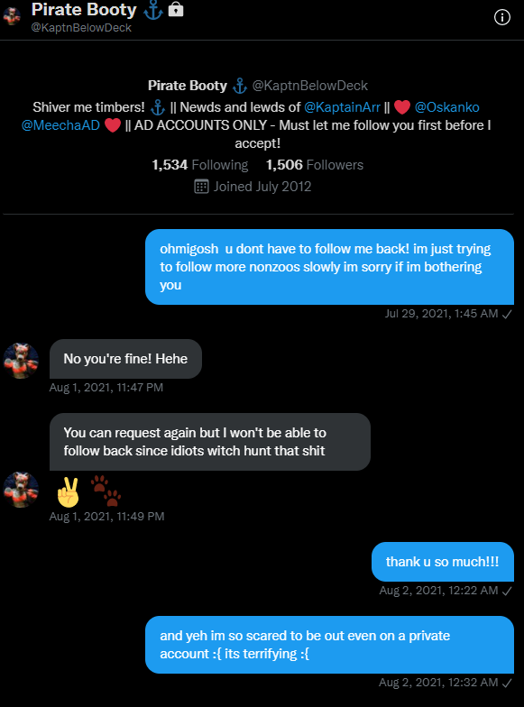 ExposeTheFV's tweet photo. Happy Anniversary. She's a zoophile

Her husband really loves cubporn. And feral porn, but that's another tweet

A former-zoo is the one that sent the DM screencap to me. Kapt fine with them

Black = Regular
Red = Cub
Blue = Feral

And cookie is zoophile slang for a dog vagina https://t.co/rEk4l3B8fl