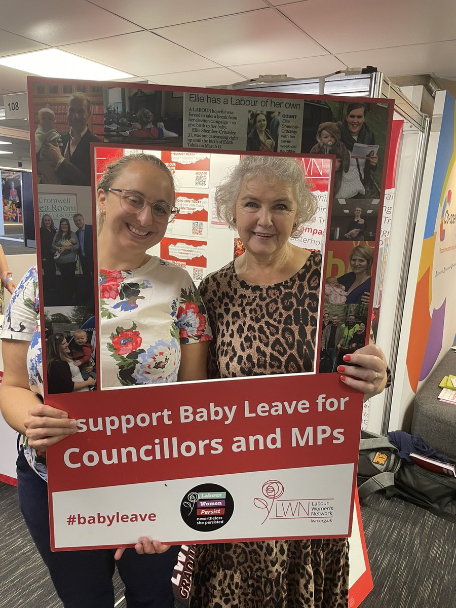 LabourWomensNet's tweet photo. Two of the architects of the @LGA_Labour parental leave policy right here. Get your council or Labour Group to adopt it now #babyleave #yesplease https://t.co/fbOhBoMc6n https://t.co/Eb07cP2U39