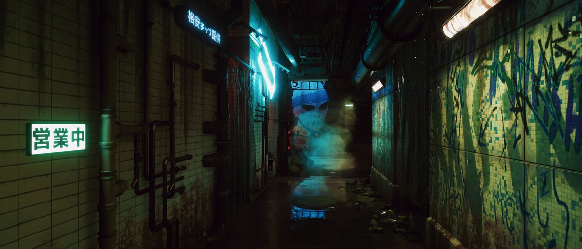 Empy_I's tweet photo. Jig Jig St. alleyways
#Cyberpunk2077 #ThePhotoMode #VirtualPhotography #VGPUnite #Cyberpunk2077PhotoMode #WorldofVP #ZarnGaming  #VPEclipse https://t.co/DG9afUuYgT