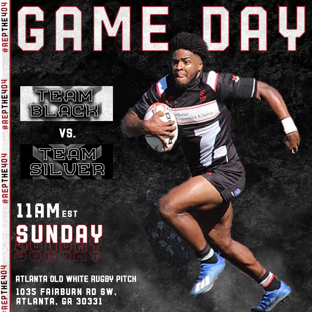 pathway404's tweet photo. IT’S GAME DAY! 🔥

🏟 ATL Old White Rugby Pitch - Atlanta, GA 
📆 Sunday, September 26th
⏰ 11 AM EST

 #PACE #Pathway404 #RugbyATL https://t.co/nJvyUPBjjj