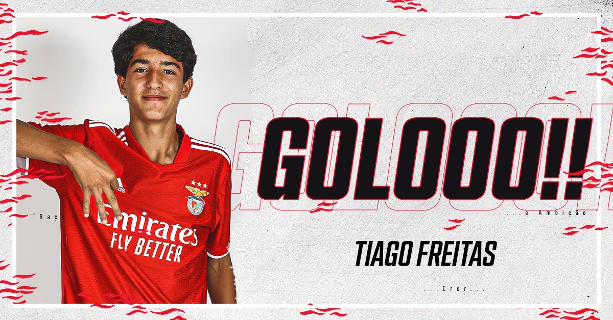 #JuvenisBenfica | 5-0 | ⚽ 54' GOOLOO! TIAGO FREITAS!

#MadeInBenfica