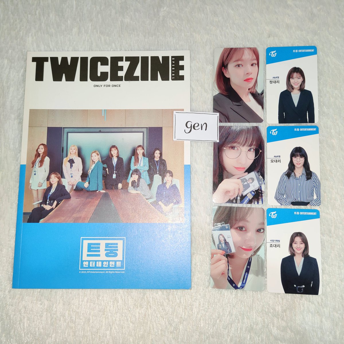 gensells_'s tweet photo. Still available
Onhand Twice 3rd Gen PC + ID

tags: fan kit photocards nayeon jeongyeon momo sana jihyo mina dahyun chaeyoung tzuyu once twice pc wts lfb ph photocard twicezine ph https://t.co/rcb3iquFaw