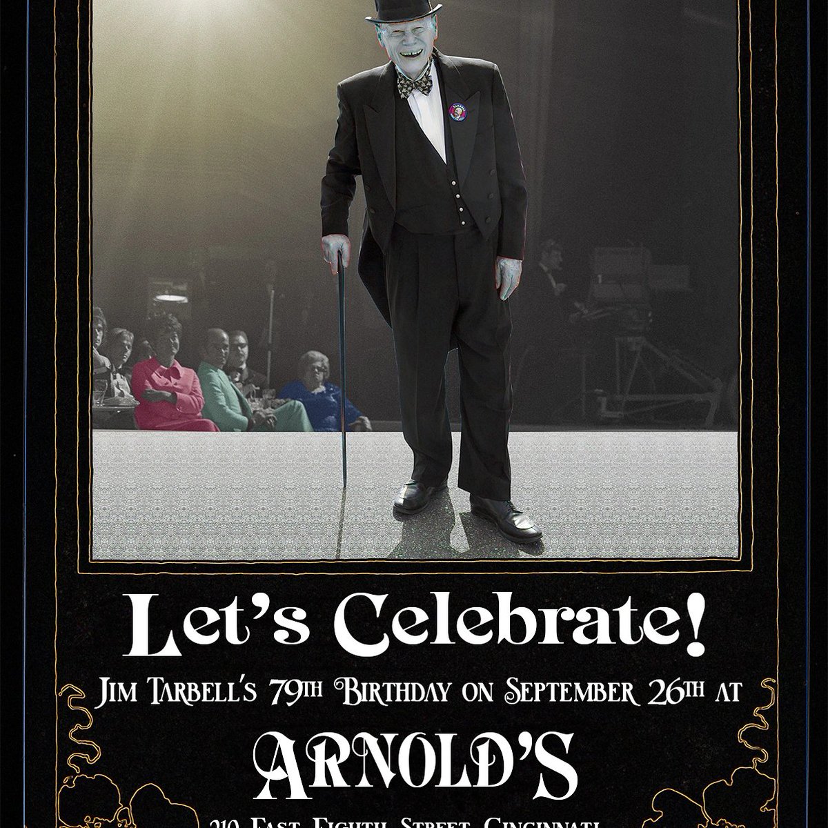 Jim Tarbell (@tarbelltweets) on Twitter photo Today's the day! Birthday brunch/campaign fundraiser. Stop by and meet the <a href="/CharterCmte/">Charter Committee</a> team. Noon to 3 <a href="/Arnoldsbar/">Arnold's Bar & Grill</a>. Today's the day! Birthday brunch/campaign fundraiser. Stop by and meet the <a href="/CharterCmte/">Charter Committee</a> team. Noon to 3 <a href="/Arnoldsbar/">Arnold's Bar & Grill</a>.