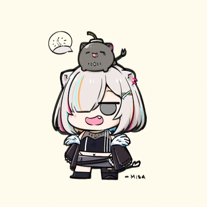 こんな感じも見たいなー(アホ毛…どこ...?)
#ししらーと 
