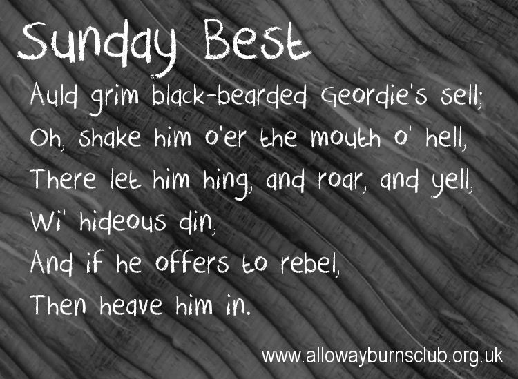 Sunday Best: Excerpt from 'Adam Armour's Prayer' by Robert Burns (1786).  #TheBard  #RobertBurns  #Scottish  #Poetry
