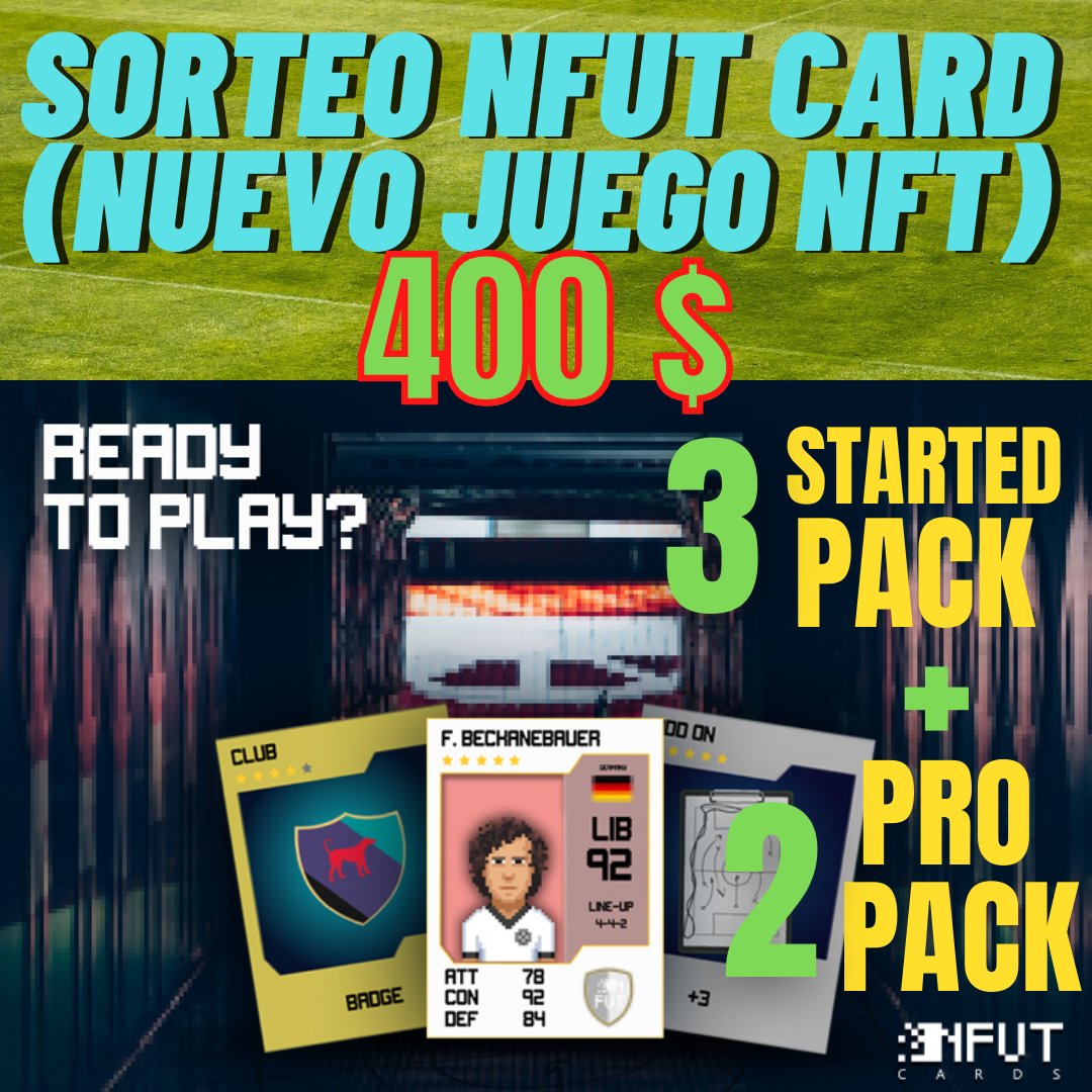 ZumitoTwitch's tweet image. Esta tarde en Stream se vienen Sorteitos de 5 Packs de la presale del juego @nfutcards, que nos han dado para la comunidad, 2 becas en Axie Infinity y si pillamos otra land en #wanakafarm la sorteamos para su compra en el stream. 

Requisitos: RT , like y estar en el directo 🔥🍍