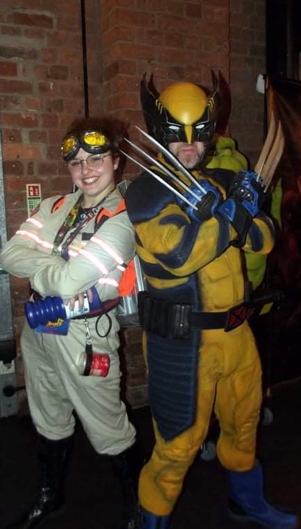 Me and my buddy get a team up again after 4 years!

#Wolverine #Holtzmann <a href="/thelinccon/">The Linc-Con</a> #Xmen #Ghostbusters #Afterlife