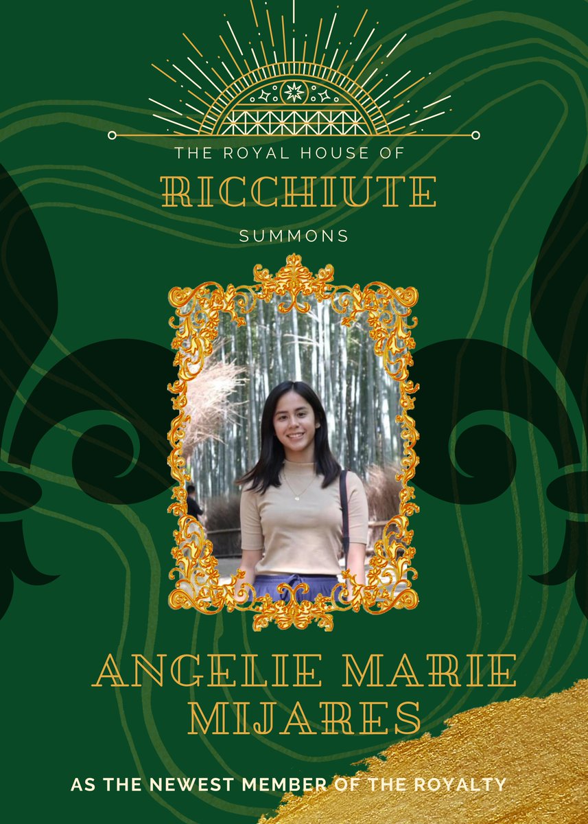 Ricchiute's tweet photo. Bow down! For a new set of royal bloods is here to take back what is rightfully ours.

[1/9] https://t.co/Ag5cHel3nK
