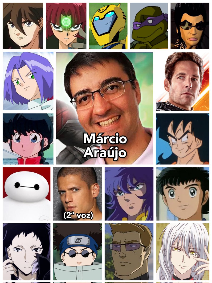 Dubladores brasileiros - MARCIO ARAÚJO. James em Pokémon Milo de