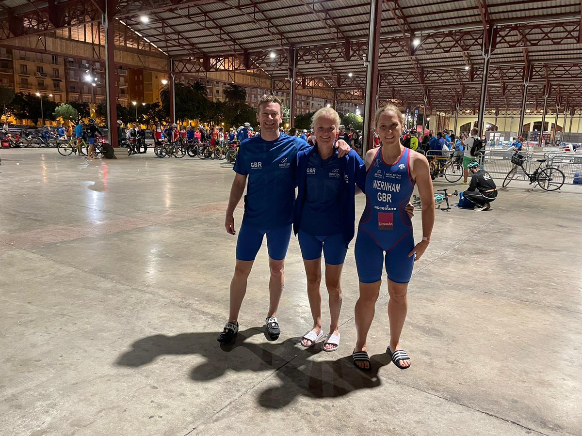 manxkinger's tweet photo. The before and after of today’s age group european triathlon champs. None of us won but we weren’t last either, #midtableobscurity https://t.co/kCBVFwLVg8